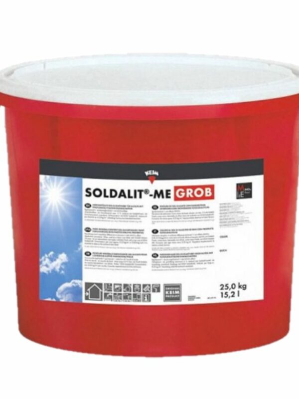 Pintura mineral Soldalit-ME-Grob de KEIM suministrada por Altermat